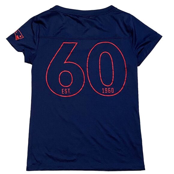 PINK Victoria’s Secret NFL New England Patriots Bling Mesh 2-Sided Jersey Sz XS - Picture 4 of 10